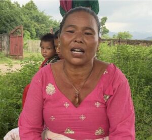 Ramri Maya Theeng sharing her experiences.